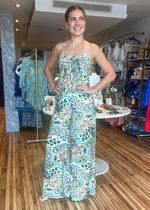 Load image into Gallery viewer, Mariah Paisley Print Jumpsuit
